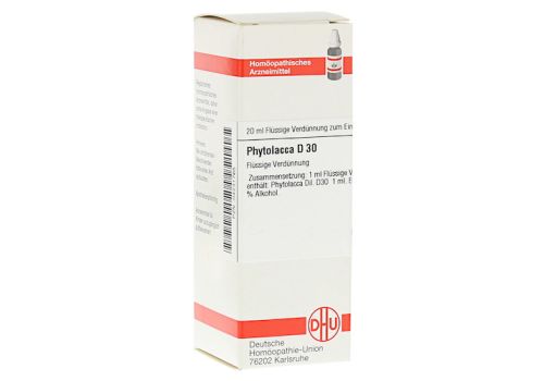 PHYTOLACCA D 30 Dilution – PZN 04231765 (PZN 04231765)