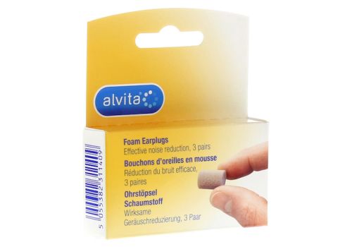 ALVITA Ohrstöpsel Schaumstoff – PZN 10276708 (PZN 10276708)