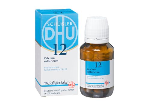 BIOCHEMIE DHU 12 Calcium sulfuricum D 3 Tabletten – PZN 06584290 (PZN 06584290)