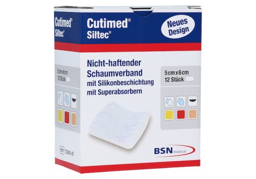 CUTIMED Siltec Schaumverb.5x6 cm nicht haftend – PZN 07337659 (PZN 07337659)