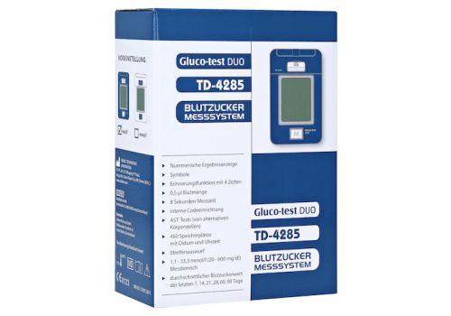 GLUCO TEST DUO Blutzuckermessger.Starterset mg/dl – PZN 11563893 (PZN 11563893)