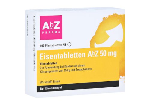 Eisentabletten AbZ 50mg – PZN 06683738 (PZN 06683738)