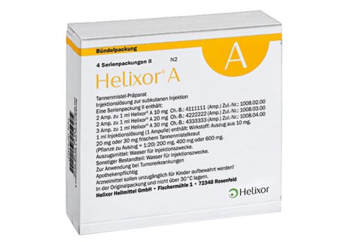 HELIXOR A Serienpackung II Ampullen – PZN 08743462 (PZN 08743462)