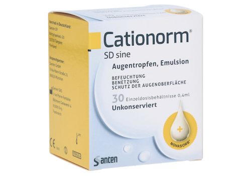 Cationorm SD sine Einzeldosispipetten – PZN 09617771 (PZN 09617771)