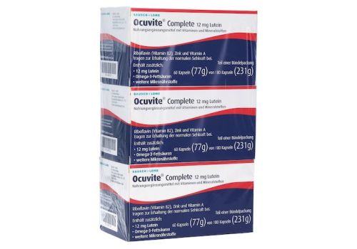 Ocuvite Complete 12 mg Lutein Kapseln – PZN 04871542 (PZN 04871542)