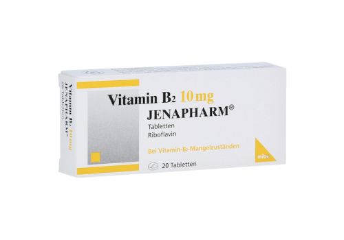 Vitamin B2 10mg JENAPHARM – PZN 02452060 (PZN 02452060)