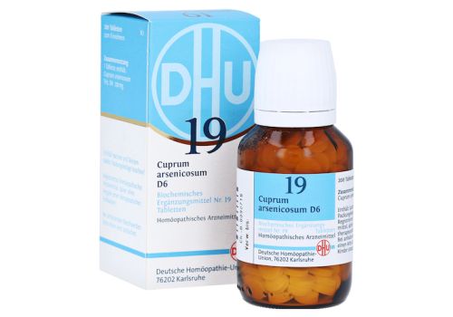 BIOCHEMIE DHU 19 Cuprum arsenicosum D 6 Tabletten – PZN 02581260 (PZN 02581260)