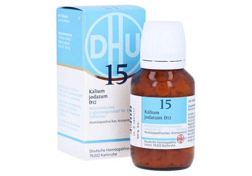 BIOCHEMIE DHU 15 Kalium jodatum D 12 Tabletten – PZN 02581159 (PZN 02581159)