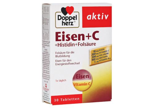 Doppelherz aktiv Eisen + C + Histidin + Folsäure – PZN 02483072 (PZN 02483072)