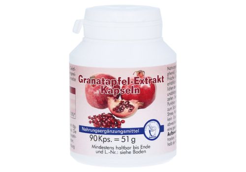 Granatapfel Extrakt Kapseln – PZN 07281309 (PZN 07281309)