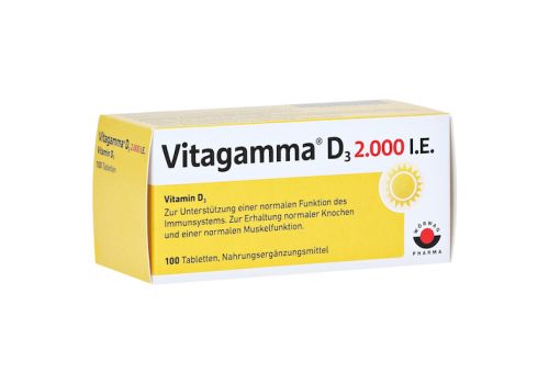 Vitagamma D3 2.000 I.E. Vitamin D3 NEM – PZN 10751109 (PZN 10751109)