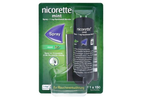 NICORETTE Mint Spray 1 mg/Sprühstoß – PZN 14333260 (PZN 14333260)