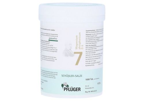 BIOCHEMIE Pflüger 7 Magnesium phosphoricum D 6 Tab – PZN 06319352 (PZN 06319352)