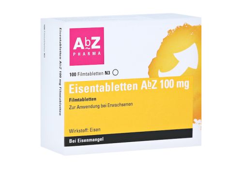 Eisentabletten AbZ 100mg – PZN 06683767 (PZN 06683767)