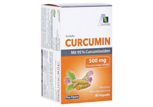 CURCUMIN 500 mg 95% Curcuminoide+Piperin Kapseln – PZN 16677147 (PZN 16677147)