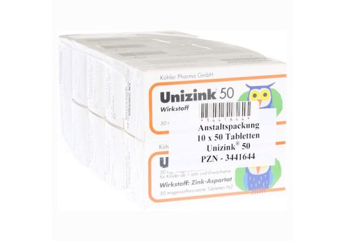 Unizink 50 – PZN 03441644 (PZN 03441644)