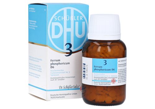 BIOCHEMIE DHU 3 Ferrum phosphoricum D 6 Tabletten – PZN 06584002 (PZN 06584002)