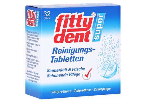 FITTYDENT super Reinigungstabletten – PZN 03467796 (PZN 03467796)