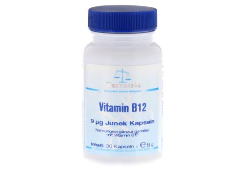 VITAMIN B12 9 µg Junek Kapseln – PZN 04132135 (PZN 04132135)