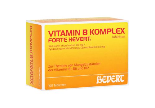 Vitamin B Komplex forte Hevert Tabletten – PZN 05003931 (PZN 05003931)