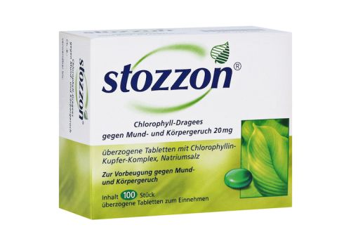 Stozzon Chlorophyll-Dragees gegen Mund- und Körpergeruch – PZN 07474020 (PZN 07474020)