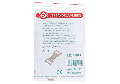 VERBANDKLAMMERN braun – PZN 00033703 (PZN 00033703)