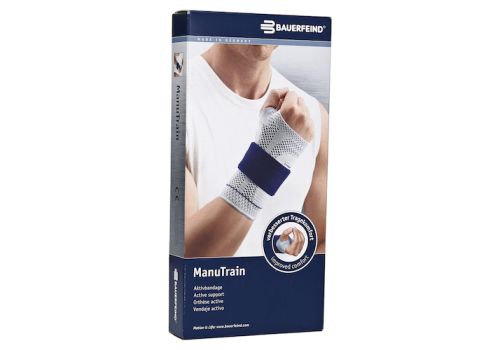 MANUTRAIN Handgelenkbandage rechts Gr.5 schwarz – PZN 07552323 (PZN 07552323)