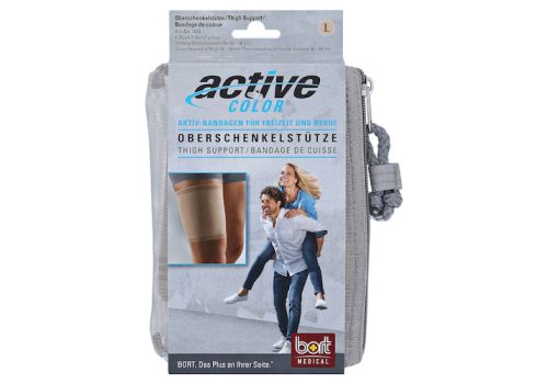 BORT ActiveColor Oberschenkelstütze L haut – PZN 03169484 (PZN 03169484)