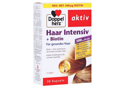 DOPPELHERZ Haar Intensiv+Biotin Kapseln – PZN 16148839 (PZN 16148839)