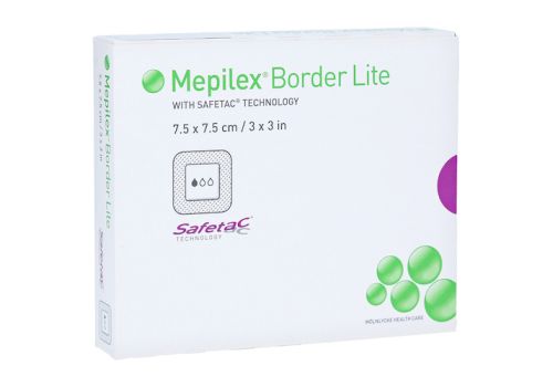 MEPILEX Border Lite Schaumverb.7,5x7,5 cm steril – PZN 07126537 (PZN 07126537)