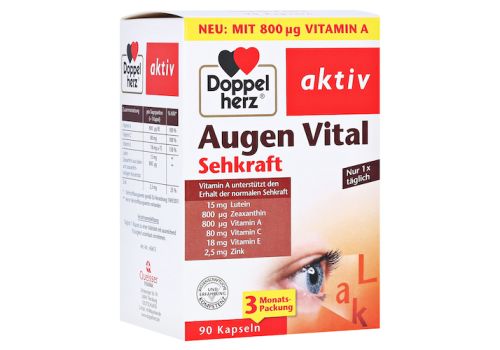 DOPPELHERZ Augen Vital Sehkraft aktiv Kapseln – PZN 16664771 (PZN 16664771)