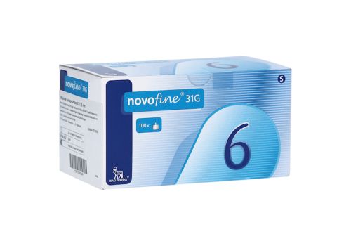 NOVOFINE 6 Kanülen 0,25x6 mm 31 G – PZN 10252286 (PZN 10252286)