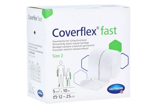 COVERFLEX fast Schlauchverb.Gr.2 5 cmx10 m weiß – PZN 13828315 (PZN 13828315)