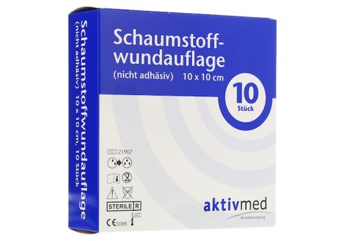 AKTIVMED Schaumstoffwundaufl.10x10 cm nicht adhäs. – PZN 08774913 (PZN 08774913)