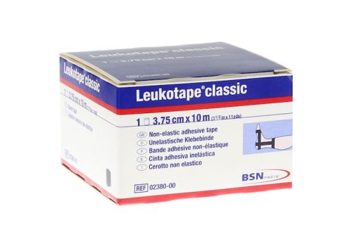 LEUKOTAPE Classic 3,75 cmx10 m schwarz – PZN 00885949 (PZN 00885949)