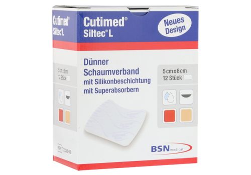 CUTIMED Siltec L Schaumverb.5x6 cm dü.san.haf. – PZN 07341431 (PZN 07341431)