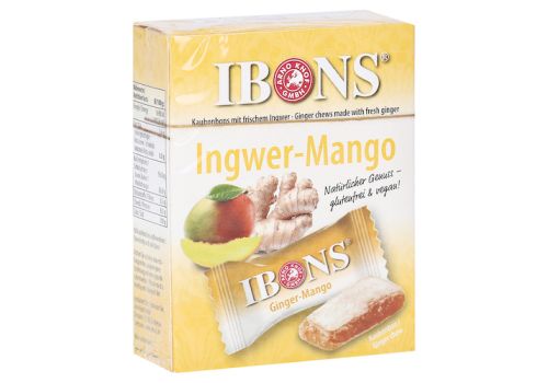 IBONS Ingwer Mango Box Kaubonbons – PZN 16884544 (PZN 16884544)