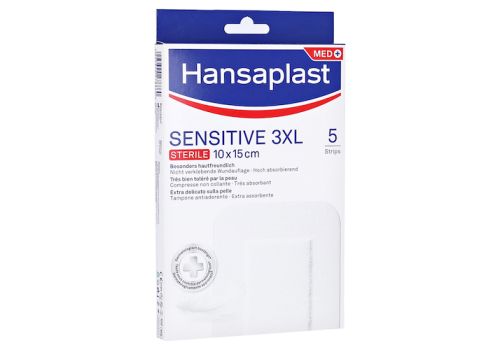 HANSAPLAST Sensitive Wundverband steril 10x15 cm – PZN 16760084 (PZN 16760084)