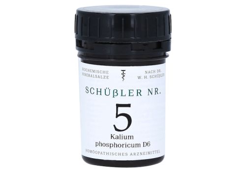 SCHÜSSLER Nr.5 Kalium phosphoricum D 6 Tabletten – PZN 13576799 (PZN 13576799)