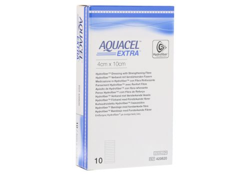 AQUACEL Extra 4x10 cm Verband – PZN 08746590 (PZN 08746590)