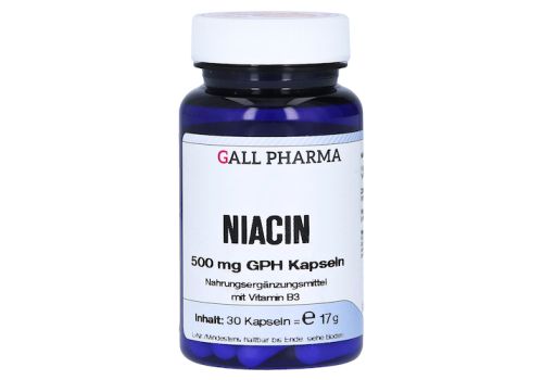 NIACIN 500 mg GPH Kapseln – PZN 13578410 (PZN 13578410)