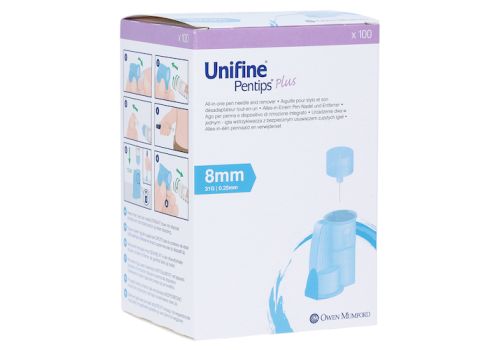 UNIFINE Pentips plus Kanüle 31 G 8 mm – PZN 06562756 (PZN 06562756)