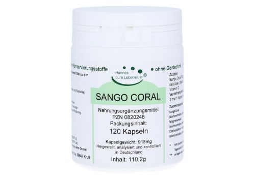 SANGO CORAL Vegi Kapseln – PZN 00820246 (PZN 00820246)