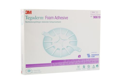 TEGADERM Foam Adhesive FK 13,9 cm rund 90619 – PZN 06917343 (PZN 06917343)