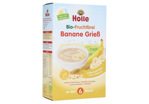 HOLLE Bio Fruchtbrei Banane Grieß – PZN 11137185 (PZN 11137185)