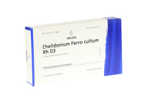 CHELIDONIUM FERRO cultum Rh D 3 Ampullen – PZN 01622100 (PZN 01622100)