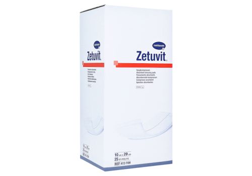 ZETUVIT Saugkompressen steril 10x20 cm CPC – PZN 00464722 (PZN 00464722)