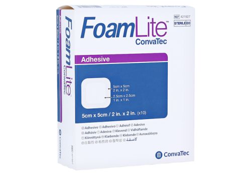 FOAM LITE ConvaTec adhäsiv PU-Schaumverb.5x5 cm – PZN 13747255 (PZN 13747255)