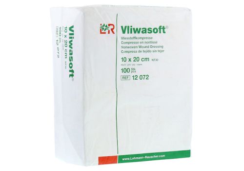 VLIWASOFT Vlieskompressen 10x20 cm unsteril 6l. – PZN 08900944 (PZN 08900944)