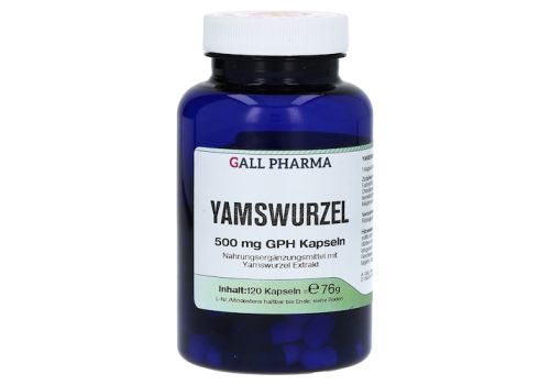 Yamswurzel 500 mg GPH Kapseln – PZN 03378302 (PZN 03378302)